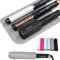 ANGENIL Travel Heat Resistant Large Mat Pad for Hair Straightener, Professional Titanium Ceramic Curler, Portable Mini Cordless Straightening Flat Iron Hair Straightener, Styling Tool Cover for Women