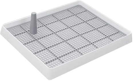 Housoutil Bandejas Plásticas 1 Juego Inodoro para Perros Orinal De Plástico para Perros Bandeja para Hacer PIS De Perro Palet De Plastico Familiar Plato De Orina Material De Polipropileno