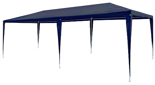 ShCuShan Partyzelt 3x6 m PE Blau Kuppelzelt Party Pavillon Aufblasbar Pavillon Faltbar