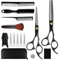 NVIYAM Friseurschere Set, 15 Stücke Haarschneideschere Profi Set, 6,7 Zoll Haarschneideschere, Professionelles Effilierschere Set für Damen Herren Kinder Familie Friseursalon