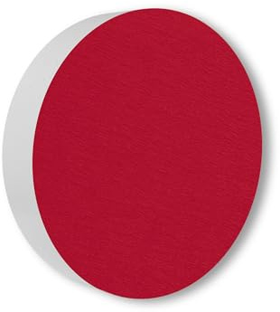 Schallabsorber - Kreis Ø 40 cm aus Basotect G+ Akustik Element Schalldämmung - Diverse Farben (Bordeaux)