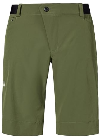 Schöffel Herren Shorts Style Keitele MNS, schnell trocknende Radlerhose mit radspezifischer Passform und 4-Wege-Stretch, Fahrradhose aus recyceltem Material