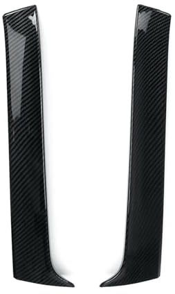 Frontspoiler Heckscheibenverkleidung Kofferraumspoiler Seitenflügel Heckklappenabdeckung Splitter Für VW Für Golf 7 7.5 MK7 MK7.5 2014-2019 Variant Wagon Spoiler(Kohlefaser-Optik)