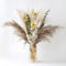 Trockenblumen Deko - 60 Stück Pampasgras Getrocknet - Eleganter Trockenblumenstrauß für Vasen - Dried Flowers, Deko Blumen Ideal für Boho Wohnzimmer & Hochzeit-LUFTSCHLOSS
