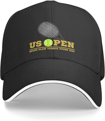 RYVOWETP Baseballmütze Snapback Sonnenhut 2021 Tennis US Open Cap Baseball Cap Militärische Taktische Caps Damenhüte 2022 Herrengeschenk