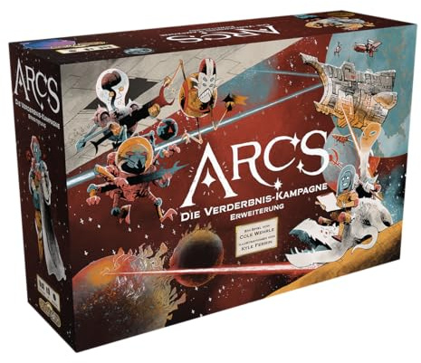 Spielworxx, ARCS – Kampagnenerweiterung, Expertenspiel, Deutsch | Taktisches Sci-Fi-Epos für 2-4 Spieler, 60-120 Minuten, Galaktisches Strategiespiel ab 14 Jahren
