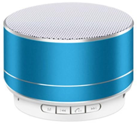 Rtauhife A10 Mini Altavoz Bluetooth Portátil Al Aire Libre Cannon Subwoofer Caja de Sonido Soporte Tarjeta TF Azul