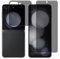 Arrivly Protector Pantalla Privacidad para Samsung Z Flip 5 Protector Pantalla Samsung Z Flip 5 Anti-espía Película Protector de TPU flexible [Sin Burbujas] [no cristal templado]