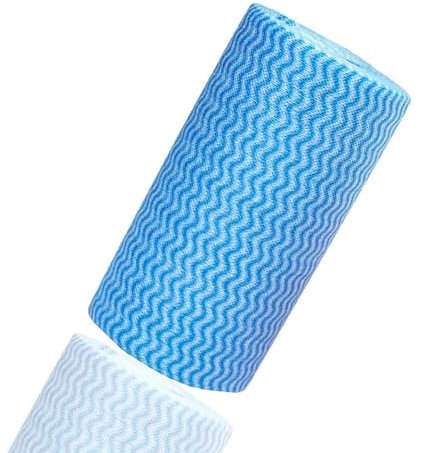 NAEEM SONS 50pcs Duster All Purpose Cloths Disposable Cleaning Cloths to Clean Surfaces, Bathroom, Windows & Professional Cleaning Washable and Lightweight Blue Kitchen Cloth 39 x 22cm(pack of 50)