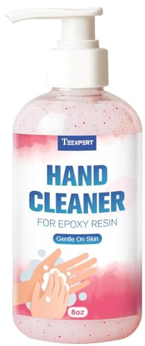 Teexpert Harzentferner-Gel 8 oz Handreiniger für Epoxidharz Natürlicher, sanfter und feuchtigkeitsspendender Handreiniger Ideal zum Entfernen von unausgehärteten Harzformen und Werkzeugen