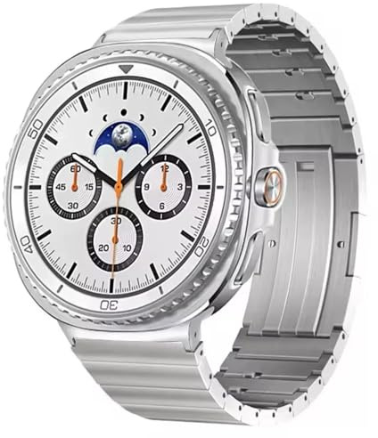 synsing Titan-Metallarmbänder ohne Werkzeug, kompatibel mit Samsung Galaxy Watch 9 8 40mm 44mm/8 Classic 46mm (2025), Leichtes, Hautfreundliches Titanarmband für Galaxy Watch 9 8 für Herren