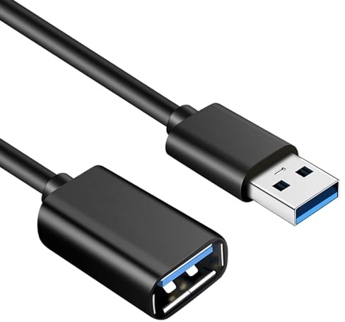 Distorris USB 3.0 Extension Cable 5M A Male to A Female Cable USB Extension Lead High Speed Data Transfer Compatible for Card Reader,Scanner, Keyboard, Hard Drive, Disk, Printer, Camera