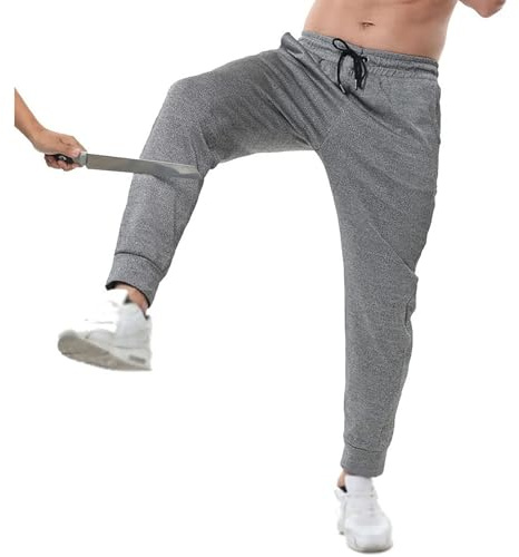 Pounjsd camiseta antipuñaladas,Anti-Corte Resistente a Cortes para Fabricación Industrial, ropa protectora contra cortes de nivel 5, Ropa anti-cuchillo, Equipo de Protección, Pantalones, XXL