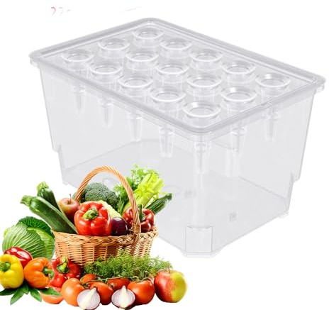 Hydrokultur-Garten-Set für den Innenbereich, erdfreies Pflanzenwachstumssystem für Grünpflanzen, kompaktes Design mit Pumpe, Beleuchtung und Tablett, perfekt für DIY-Gartenarbeit und ganzjährigen