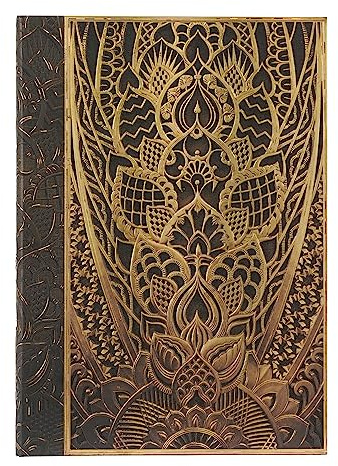 The Chanin Rise (New York Deco) Midi Lined Hardback Journal (Elastic Band Closure)