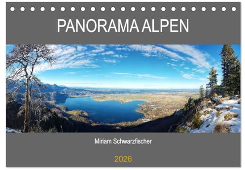 Panorama Alpen (Tischkalender 2026 DIN A5 quer), CALVENDO Monatskalender: Die Alpen im Panorma Blick (CALVENDO Natur)