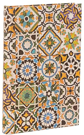 Porto (Portuguese Tiles) Mini Hardback Address Book (Elastic Band Closure)