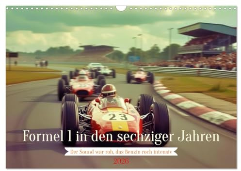 Formel 1 in den sechziger Jahren (Wandkalender 2026 DIN A3 quer), CALVENDO Monatskalender