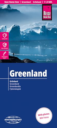 Reise Know-How Landkarte Grönland | Greenland (1:1.900.000): reiß- und wasserfest (world mapping project)
