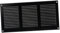 EUROPLAST 300x150mm / 12x6 inch Black Metal Air Vent Grille Cover with Insect Mesh - Ventilation Cover