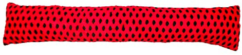Holzdrehteile Zugluftstopper Windstopper Türdichtung Fensterdichtung 90-130 cm (110 cm) Rot Polyurethan