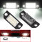 Beneges 2 Stücke Fehlerfrei Xenon Weiß LED Kennzeichenleuchte Kompatibel mit 2003-2010 Ford Focus MK2 2 C-Max MK 1 MK1 Hintere Kennzeichenleuchten Lampe