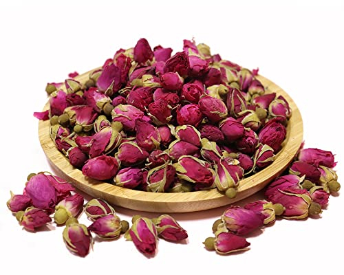 CoolCrafts Bouton de Rose Séchée Naturelles Fleurs Séchées Pétales de Rose - 200g