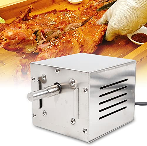 WSIKGHU Moteur de Barbecue 220 V pour brochettes de Barbecue, Barbecue, Moteur, tournebroche pour Barbecue, rôtisserie, rôtisserie, Broche, Moteur 25 W, 2,5 r/Min, 60 kg (Prise européenne)