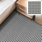 Self Adhesive Floor Tiles, Vinyl Flooring Peel and Stick Floor Tiles, Waterproof Black and White Checkered Effect for Bathroom Kitchen Bedroom,30x30cm（12 X 12 inches）18 pcs(1.62㎡)