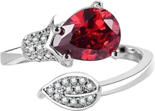Lehourmast Ring Ringe Damen Bijouterie Herren Verstellbarer Öffnungsring Für Frauen In Der Größe Veränderbar Platin