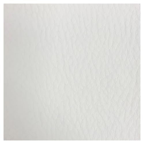 ggm® Kunstleder PVC Trend, Breite 140 cm, Meterware, Farben wählbar (weiß)