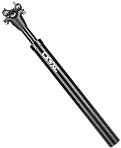 CXWXC Fahrrad Sattelstütze Gefedert 27,2/30,9/31,6 x 400 mm, Spring federsattelstütze Sattelstütze aus Aluminiumlegierung für MTB Rennrad BMX eBike (30.9 x 400 mm)