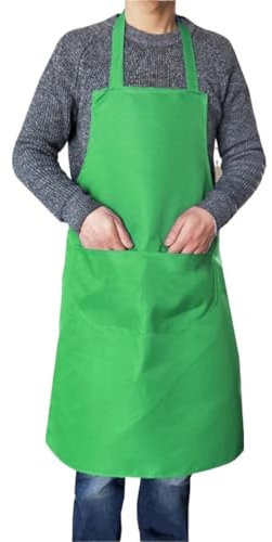 Delantal De Cocina Delantales de Chef 3 uds, delantal impermeable for mujer con bolsillos, delantal de trabajo artístico de Color sólido for cocina, restaurante, tienda de cocina Delantal De Cocinero(