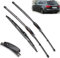 Coche Escobilla Limpiaparabrisas para Audi A4 B6 B7 Estate Avant 2004-2008 Juego de Parabrisas Escobillas Parabrisas Ventana Cepillo de Lluvia