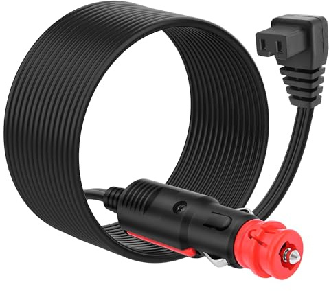 XMSJSIY 12V-24V Car Refrigerator DC Power Cord Power Cable for Car Fridge Freezer Cooler 16AWG Auto Cigarette Lighter Plug Power Extension Cable For Camping Small Household Appliances - 3.5M/11.48FT