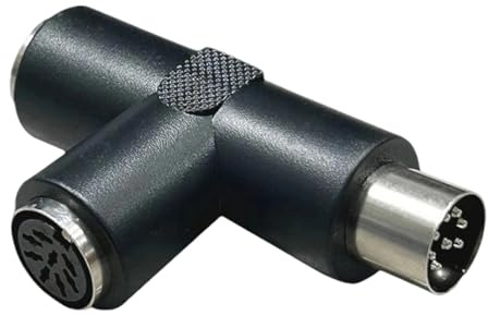SHOOYIO Adaptateur de microphone en forme de T à connexion rapide avec prise micro à 8 broches pour des configurations efficaces dans les salles de réunion, présentations, conférences
