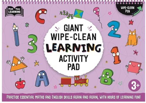 3+ Giant Wipe-Clean Learning Activity Pad