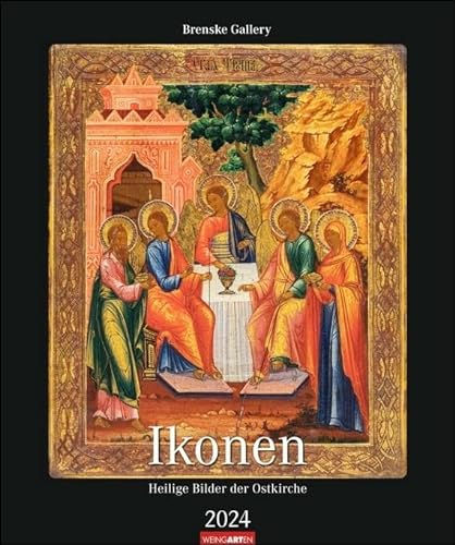 Ikonen Kalender 2024. Heilige Bilder der Ostkirche. Hochwertiger Wandkalender mit Meisterwerken der griechischen und russischen Ikonenmalerei. Großer ... cm Hochformat: Heilige Bilder der Ostkirche