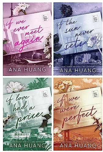 If Love Series by Ana Huang 4 Books Collection Set (If We Ever Meet Again, If the Sun Never Sets, If Love Had A Price, If We Were Perfect)