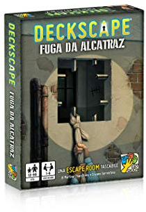 dV Giochi Deckscape Alcatraz Flucht: Kartenspiel, Escape Room, 12+