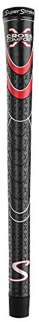 Super Stroke Unisex Adult Cross Comfort Golf Iron Grip - Black/Red, One Size