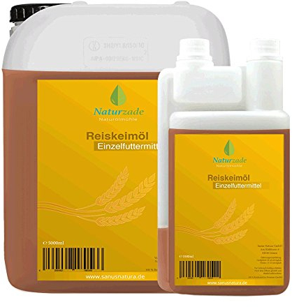 Naturzade Reiskeimöl Einzelfuttermittel Pferde 6 Liter Kanister