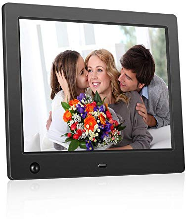 Electronic Photo Frames 8 Inch IPS Screen 4:3 1024 x 768 Digital Photo Frame Motion Sensor 1080P 720P Video Player Stereo/MP3/Calendar/Time