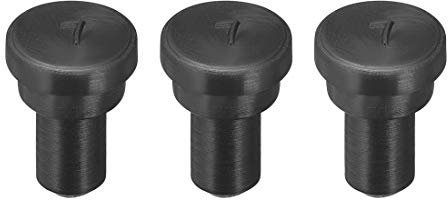 sourcing map Rubber Stopper, SPR-070 EPDM 7mm Dia Seal Hole Insert Stopper Black for Cable Gland, 3pcs
