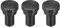 sourcing map Rubber Stopper, SPR-070 EPDM 7mm Dia Seal Hole Insert Stopper Black for Cable Gland, 3pcs