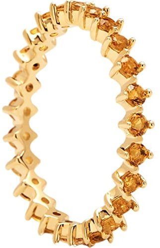 Ring P DE PAOLA AN01-134-14 Frau Silber Zirkone