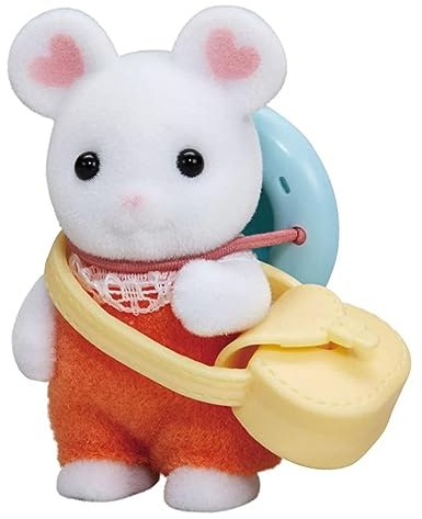 SYLVANIAN FAMILIES Das Dorf – Das Baby Maus Marshmallow – 5408 – Zwillinge und Babys – Mini-Puppen