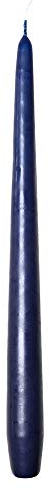 Premium Spitzkerzen | Kerzen | Leuchterkerzen | Halterkerzen | Lange Kerzen | Deko Kerzen | Ø 22 mm x 280 mm | 24 Stück | Brenndauer ca. 10 Std. | (Dunkelblau)