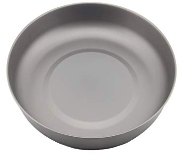TOAKS Outdoor camping plate fruit plate pure titanium ultra-light and portable