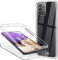 CHIMUCO Hülle für Samsung Galaxy A32 5G Handyhülle 360 Grad, Transparent Full Schutz Kratzfest Dünn Durchsichtige Case Silikon Schutzhülle, Hart PC Zurück + Weich TPU Vorderseite